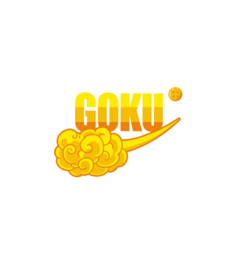 goku cloud model alb pe tricou