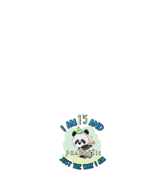 PANDASTIC 15 model alb pe tricou