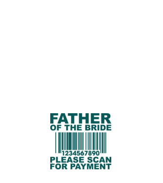Father of the bride model roz deschis pe tricou