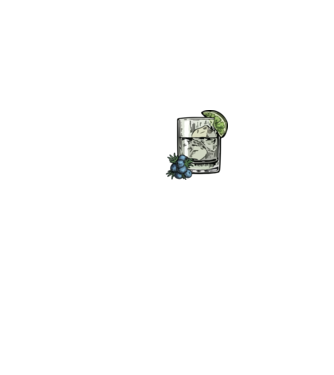 Let the fun be gin model negru pe tricou