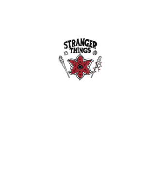 stranger things demogorgon head2 model alb pe tricou