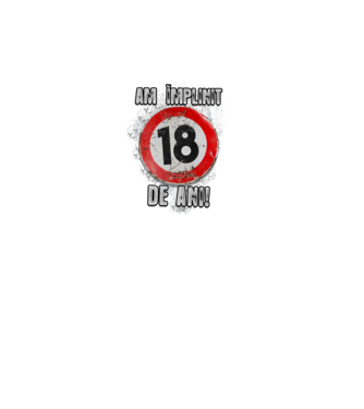 Am împlinit 18 de ani! model turcoaz pe tricou