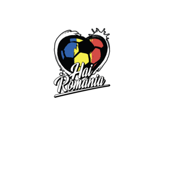 Hai romania heart model negru pe tricou