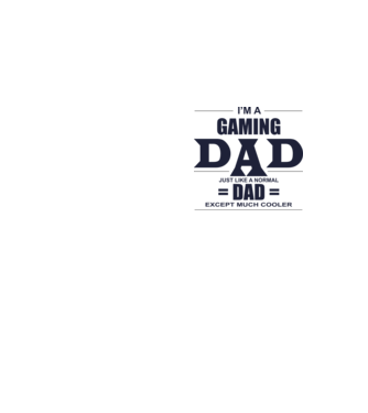 Gaming dad model galben neon pe tricou