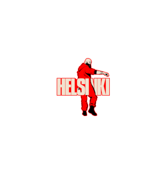 helsinki la casa de papel model negru pe tricou