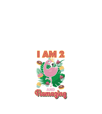 FLAMAZING Birthday 2 Years old model alb pe tricou