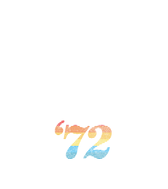 Retro Birthday 1972 model negru pe tricou