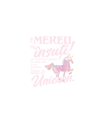 fii mereu tu însuți! cu excepția cazului în care poți fi un unicorn, atunci fii mereu un unicorn. model negru pe tricou