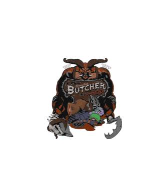 Heroes of the Storm - Butcher (snapsleek) model negru pe tricou