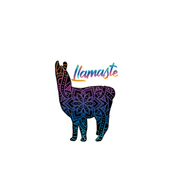 Lamaste color2 model alb pe tricou