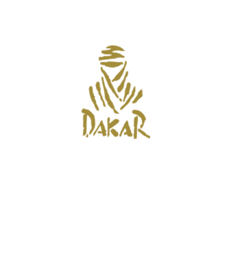 Dakar Rally model alb/roșu pe tricou