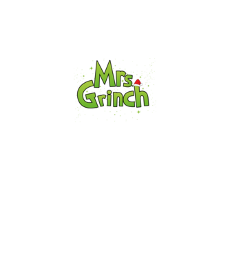 Grinch Family Mrs Grinch model negru pe tricou