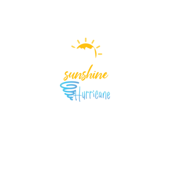 January Girls are Sunshine mixed with a little Hurricane model negru pe tricou