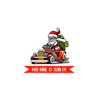 Să-l lăsăm pe Moș Nicolae, mai bine o sun pe mama! model alb pe tricou