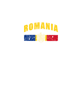 Romania coat of arms model negru pe tricou