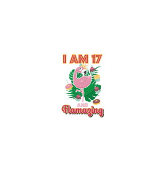 FLAMAZING Birthday 17 Years old model alb pe tricou