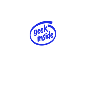 Geek inside model turcoaz pe tricou