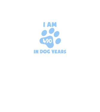 Dog Year - 490 model albastru regal pe tricou