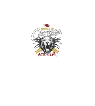 Minesota Cougars model negru pe tricou