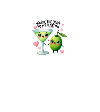 Olive to my Martini model galben neon pe tricou