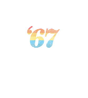 Retro Birthday 1967 model alb pe tricou