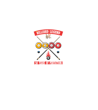 Billiard legend born in 1973 model negru pe tricou