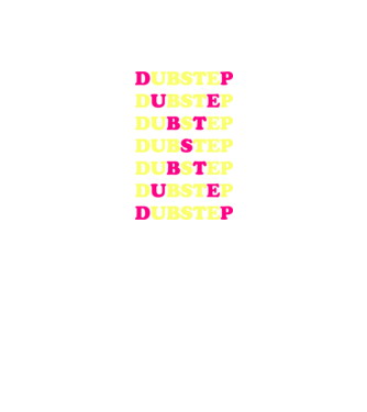 Dubstep model negru pe tricou