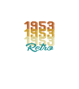 1953 Retro model alb pe tricou