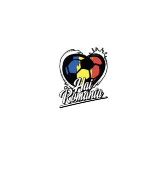 Hai romania heart model albastru jeanși pe tricou