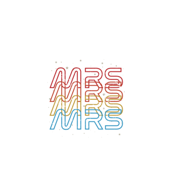 Retro vintage nasa couple mrs model negru pe tricou
