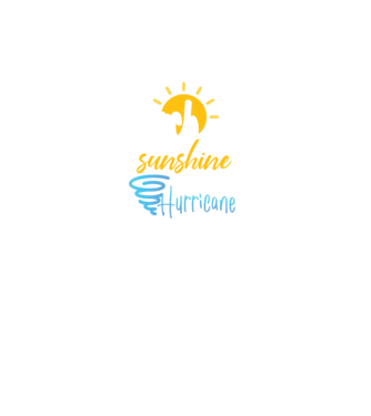 March Girls are Sunshine mixed with a little Hurricane model turcoaz pe tricou