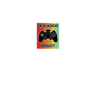 bacalaureat absolvit model negru pe tricou