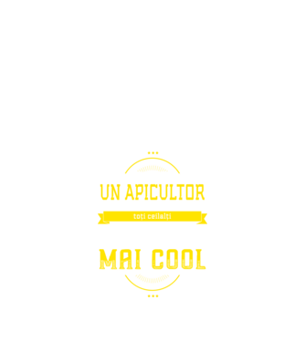 sunt un apicultor, la fel ca toți ceilalți, dar mult mai cool model negru pe tricou