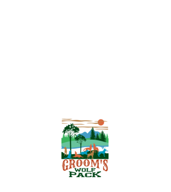 Grooms wolf pack model roz deschis pe tricou