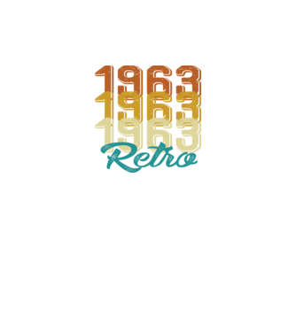 1963 Retro model alb pe tricou