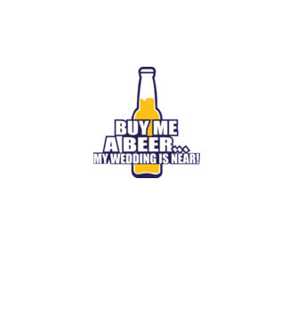 buy me a beer model alb pe tricou