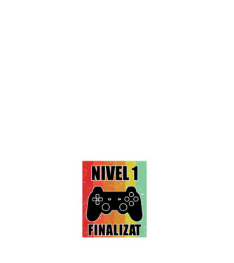 Nivel 1 finalizat model albastru închis pe tricou