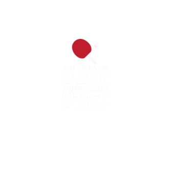Cel mai bun jucător ping-pong engleză model negru pe tricou