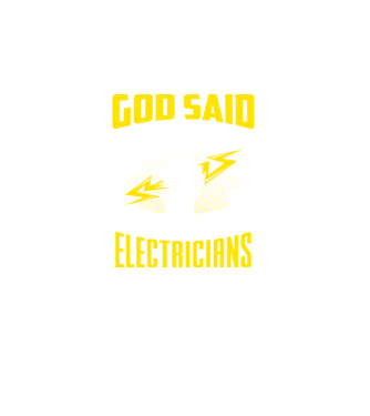Let there be light model negru pe tricou