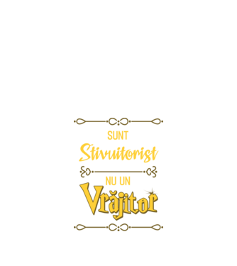 Sunt stivuitorist, nu un vrăjitor model negru pe tricou