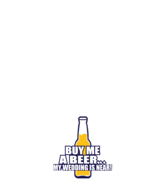 buy me a beer model alb pe tricou