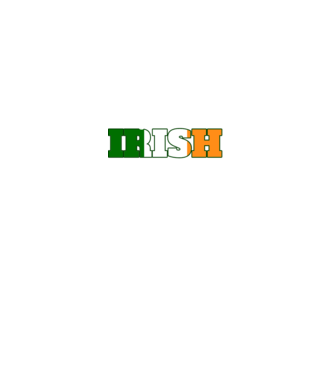 Everyone is irish flag model negru pe tricou