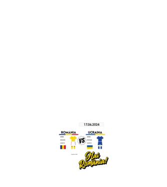 ROU-UKR euro 2024 calendar model alb pe tricou