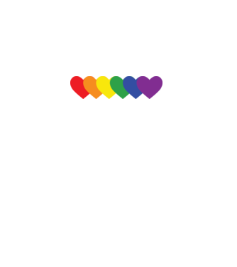 Inimi Lgbtq model negru pe tricou