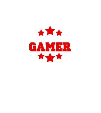 Natural born gamer model negru pe tricou