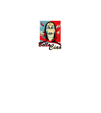 obey bella ciao model alb pe tricou