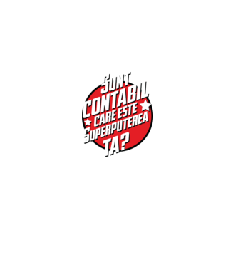 sunt contabil, care este superputerea ta? model gri pe tricou