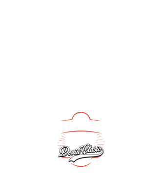 Devin Clasic - 1975 model alb pe tricou