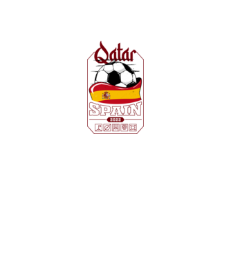 Qatar teams Spain model negru pe tricou