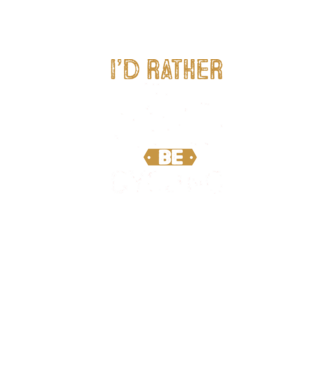 I'd rather be cycling model verde neon pe tricou